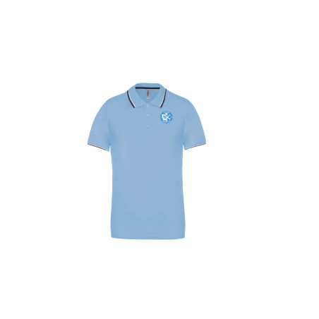 Polo Piqué Bleu Ciel